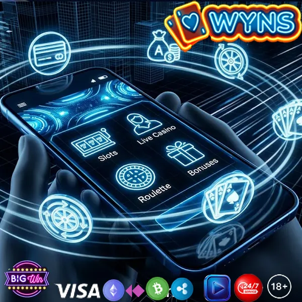 Play Casino Games on the Wyns Casino Mobile App