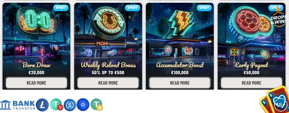 Welcome Bonus at Wyns Casino