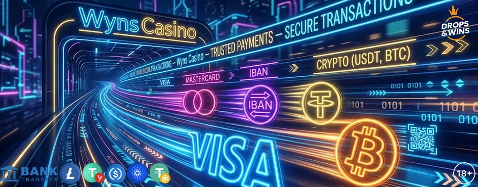 Banking Options at Wyns Casino